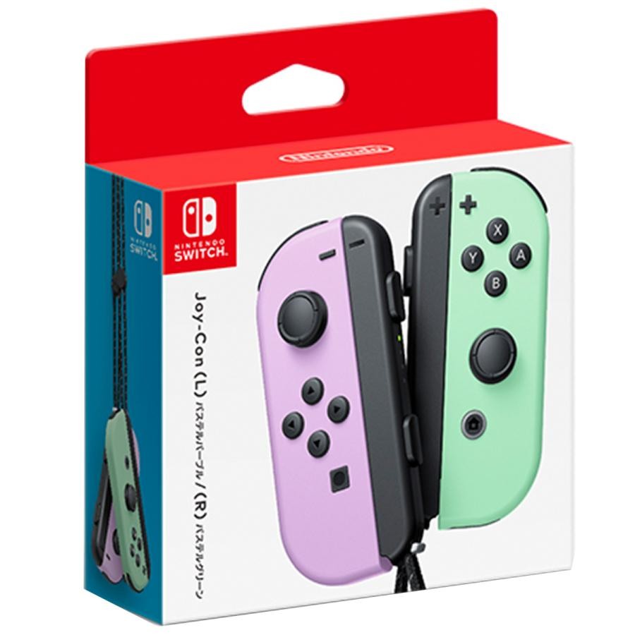 Nintendo Switch Joy-Con(L)/(R)パステルパープル/ パステルグリーン 4902370551136
